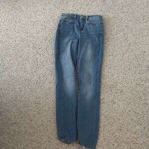 Frame Denim Women's Classic Blue Straight Leg Jeans